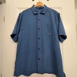 Tommy Bahama Men's Blue Short Sleeve Shirt